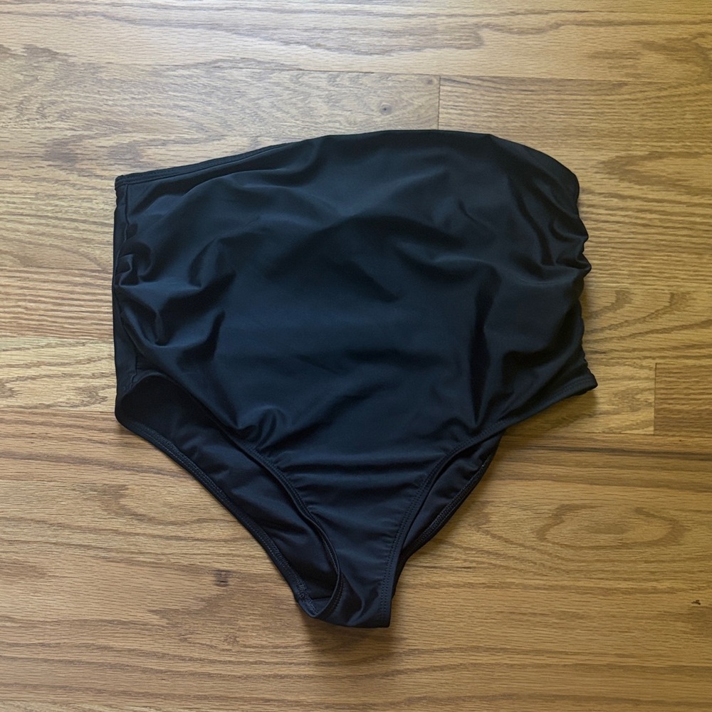 Old Navy Black High-Rise Bikini Bottoms